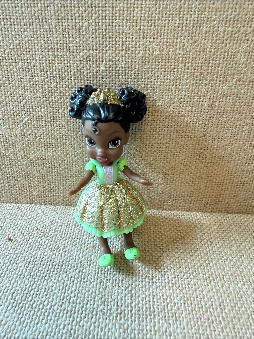 This Disney Princess Tiana 3-inch plastic figure doll